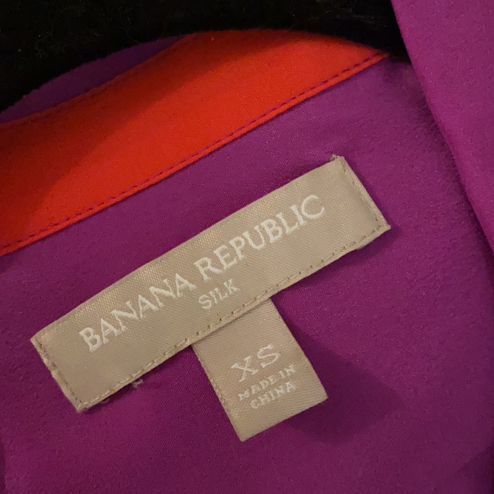 Purple Silk Button Down - image 4